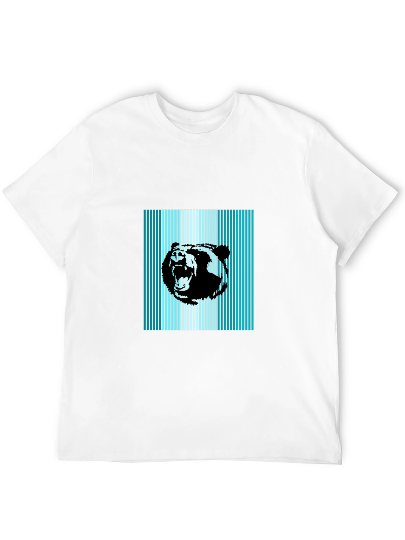 Striking Bear Graphic Tee - Modern Style