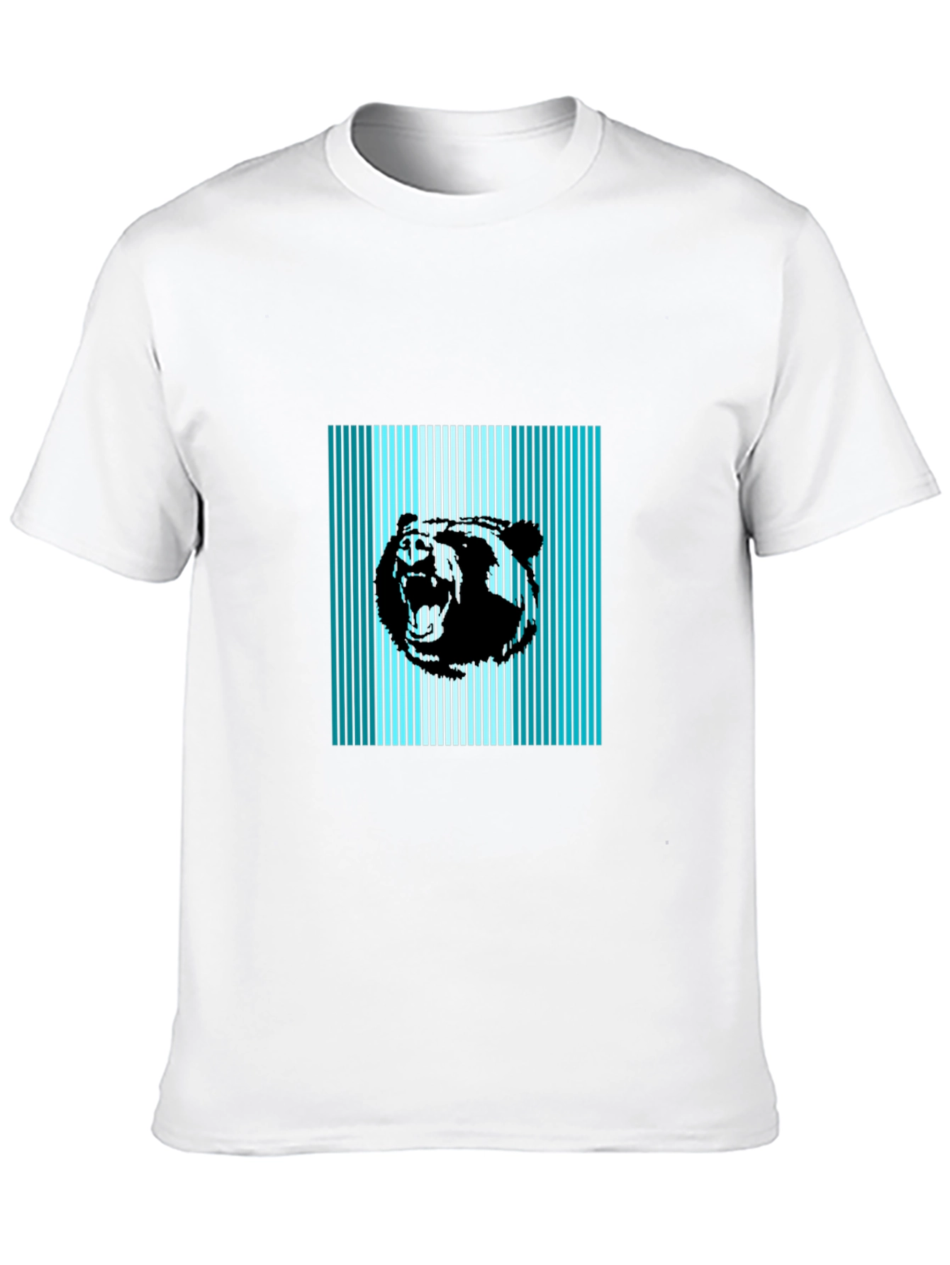 Striking Bear Graphic Tee - Modern Style