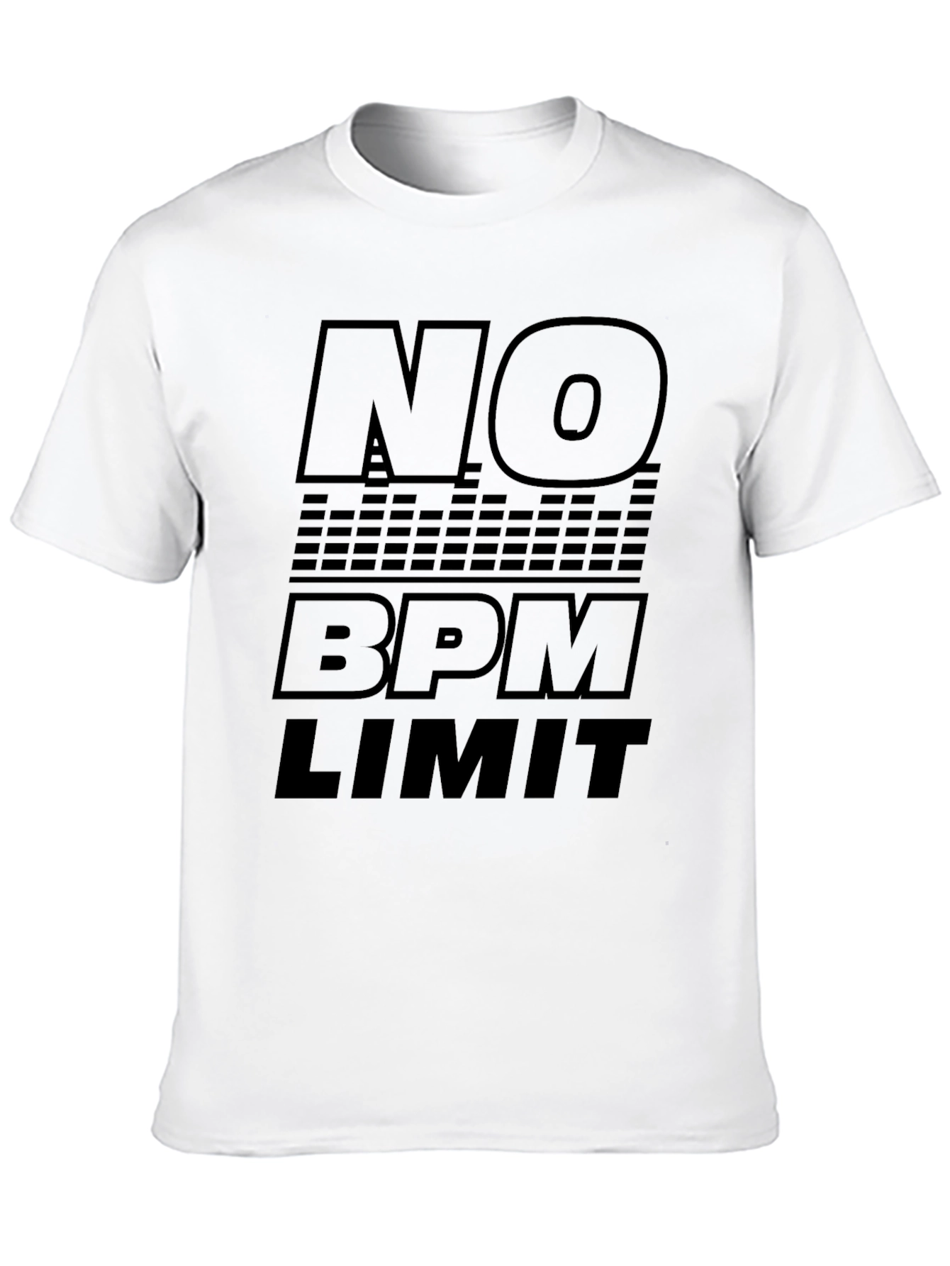 No BPM Limit Black Graphic T-Shirt