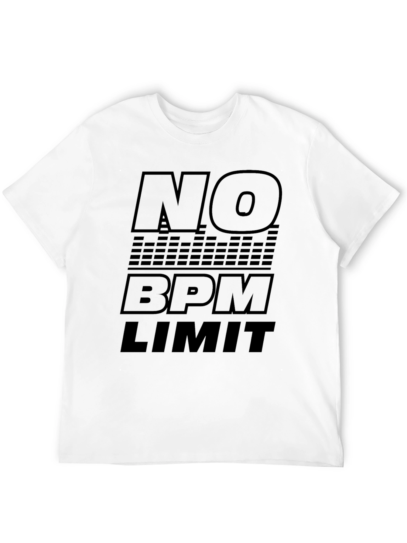 No BPM Limit Black Graphic T-Shirt