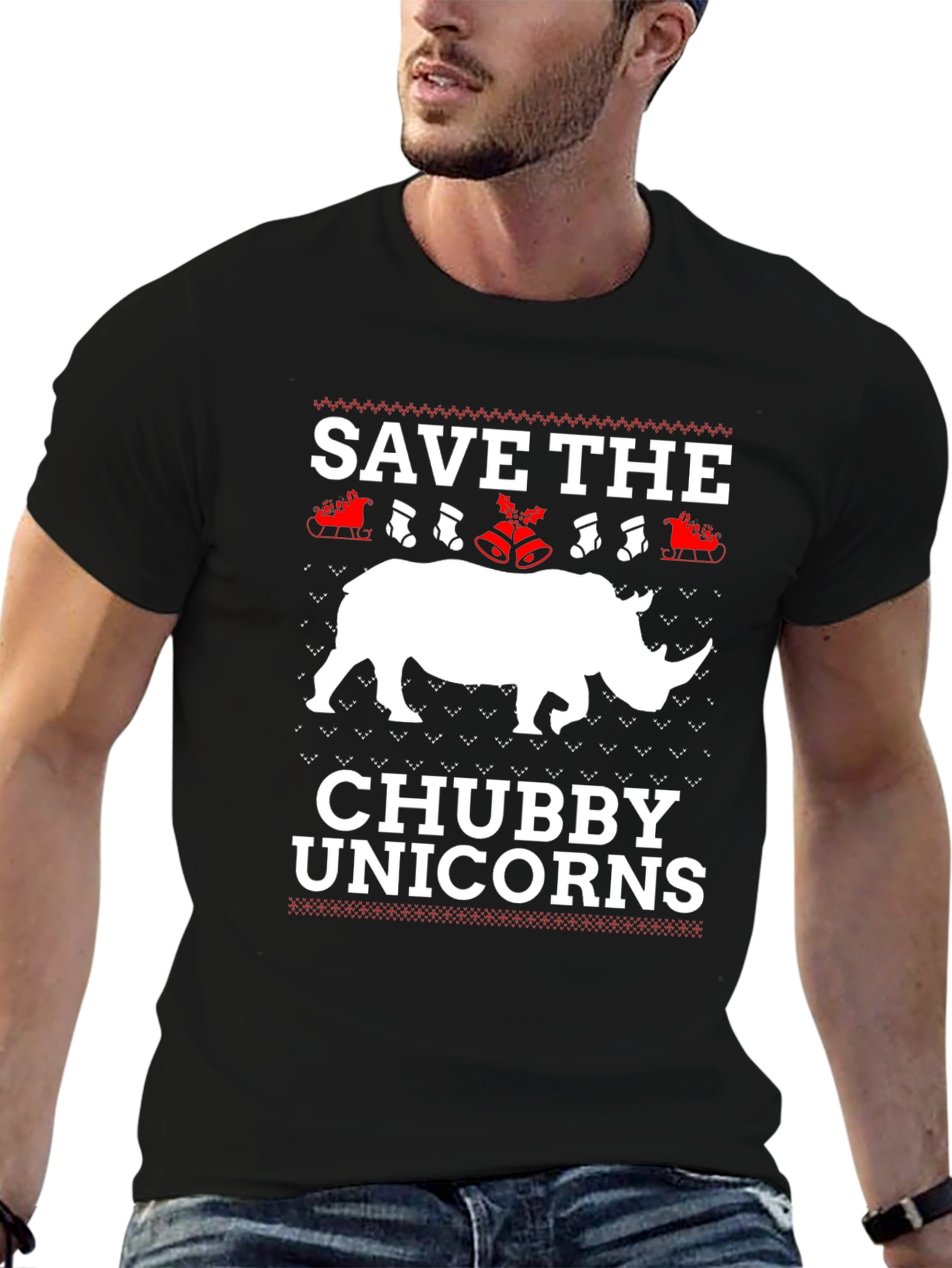 Save the Chubby Unicorns Graphic Tee