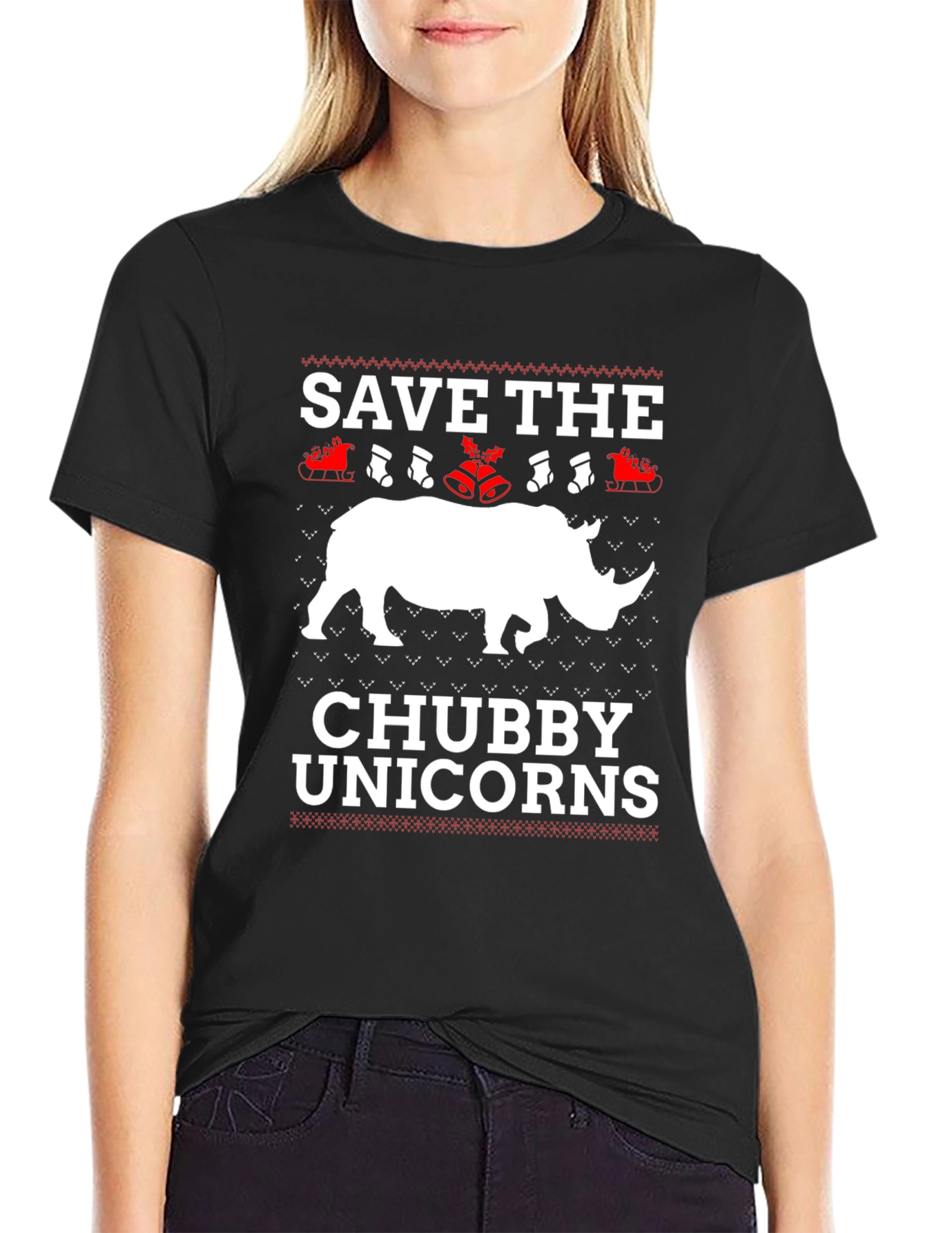 Save the Chubby Unicorns Graphic Tee