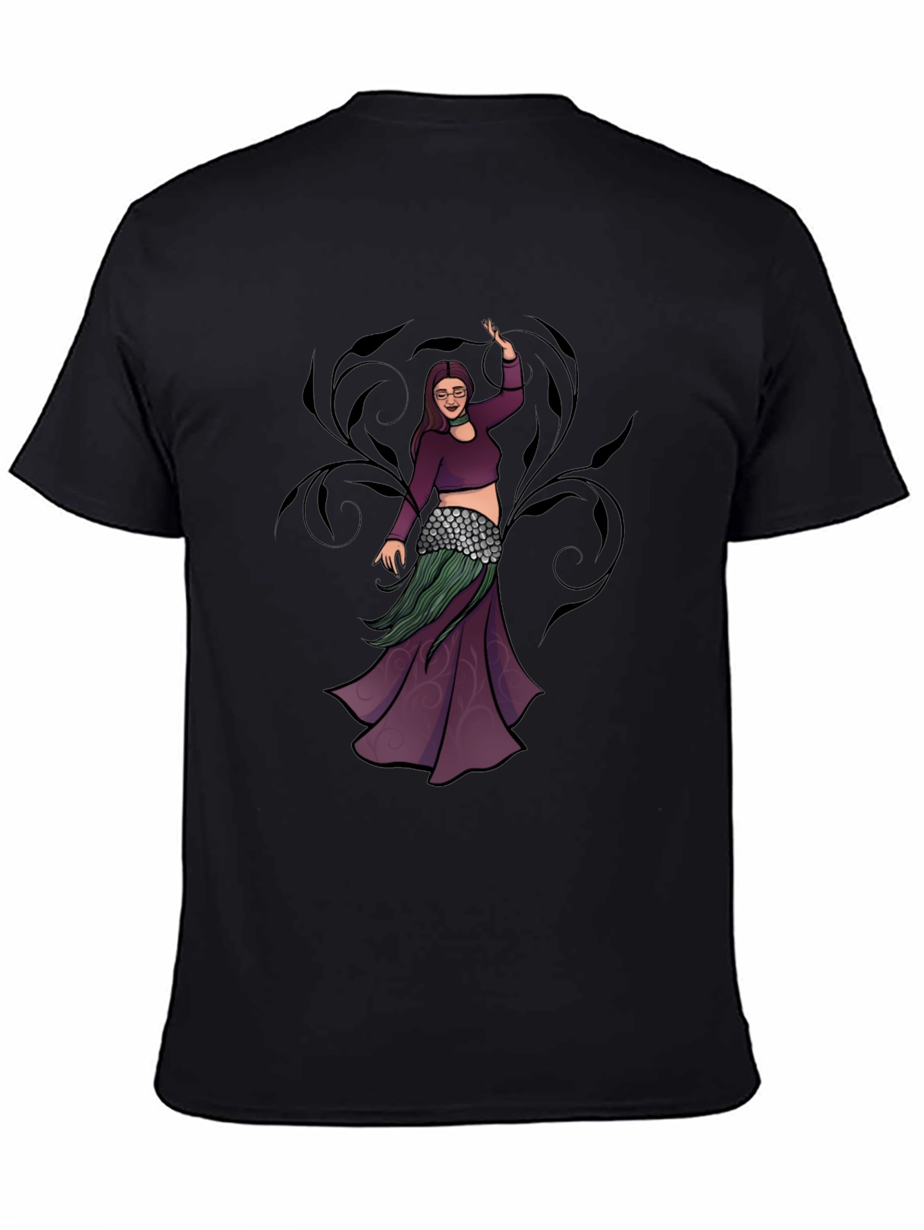 Belly Dancer Graphic T-Shirt - Unique Design