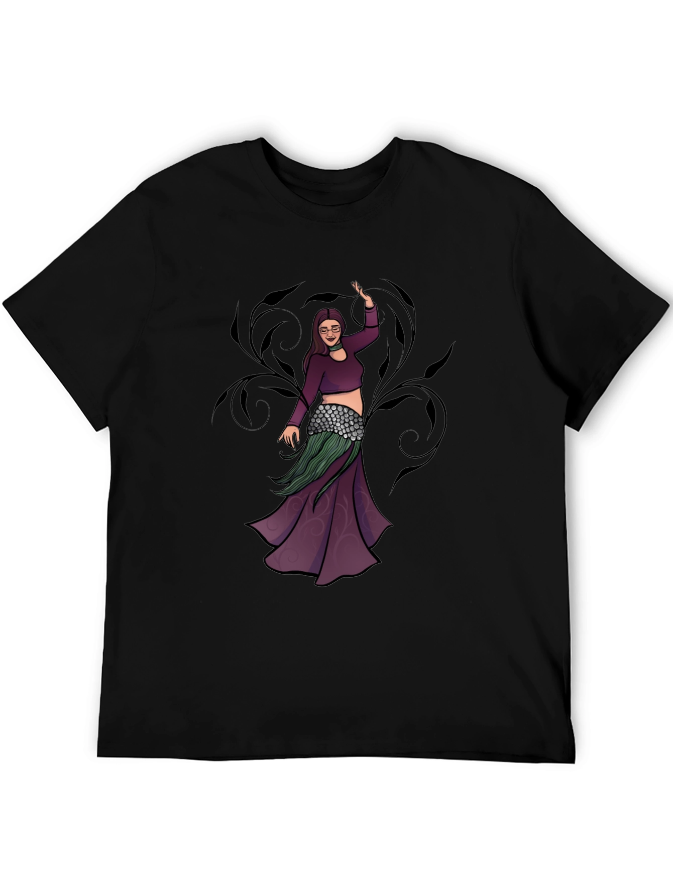 Belly Dancer Graphic T-Shirt - Unique Design