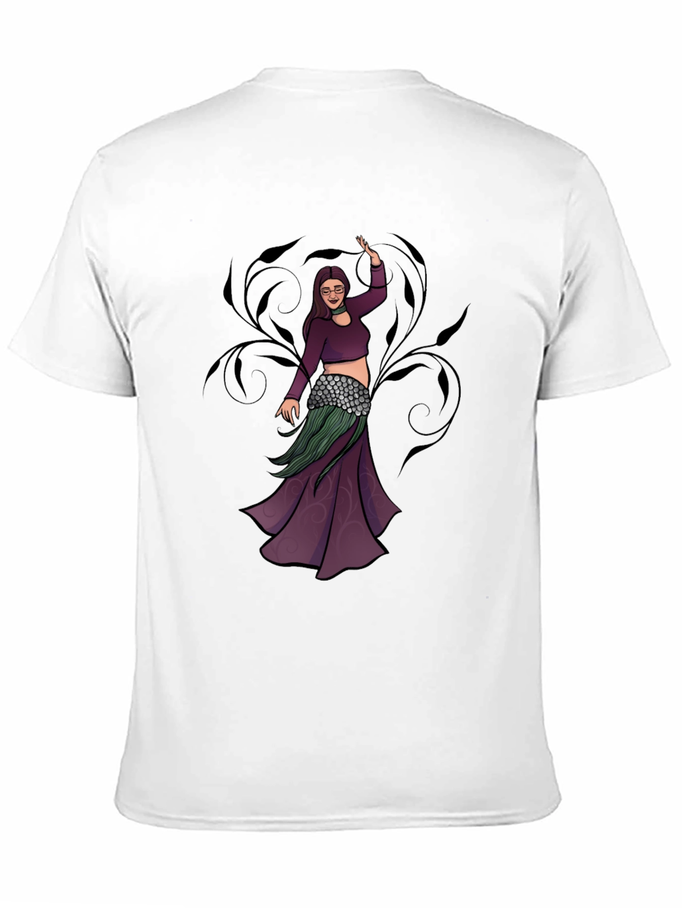 Belly Dancer Graphic T-Shirt - Unique Design