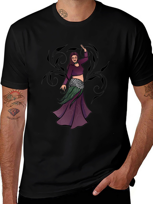 Belly Dancer Graphic T-Shirt - Unique Design