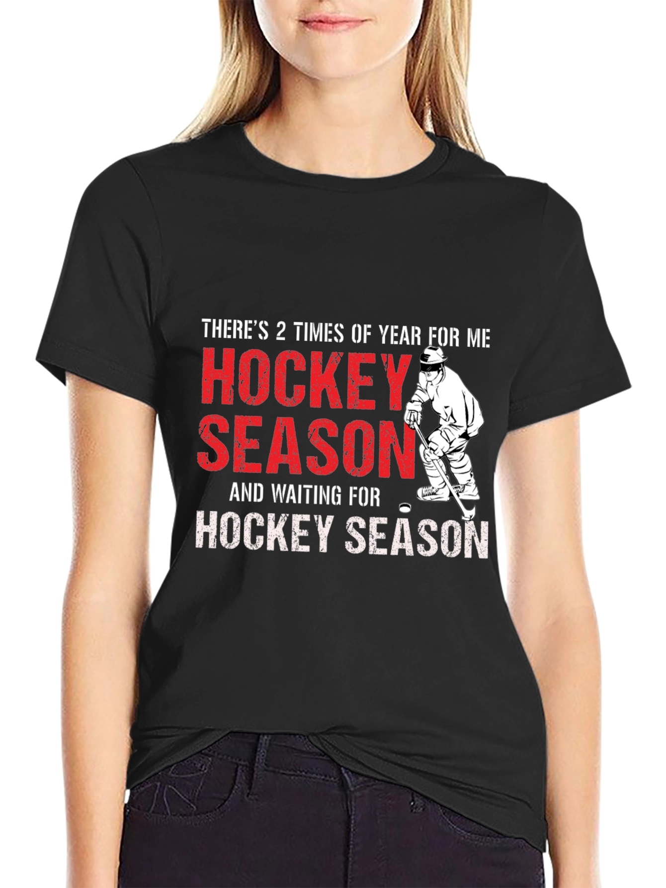 Hockey Season T-Shirt - Mens Graphic Tee