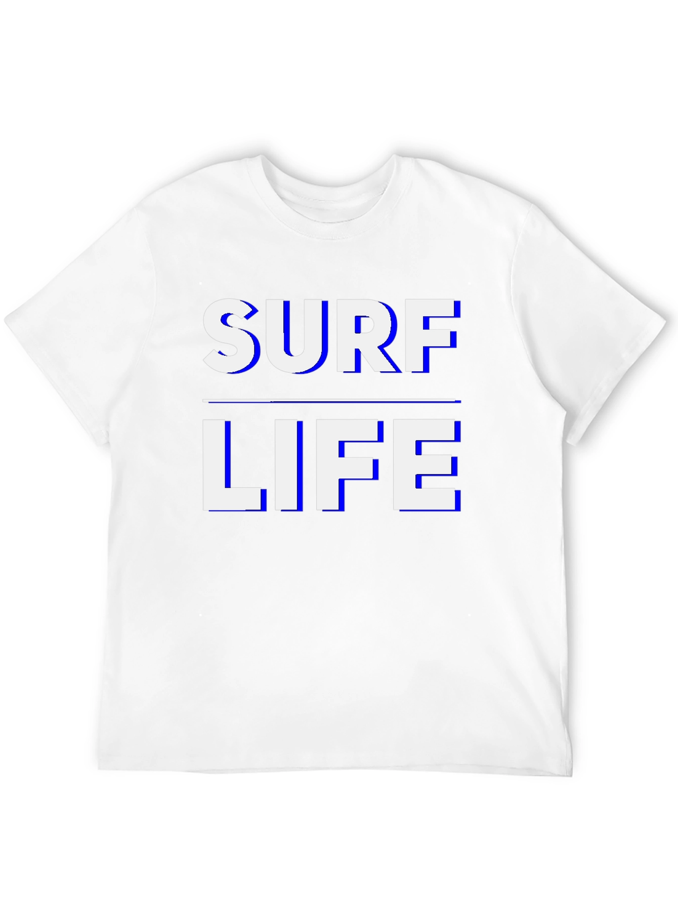 Surf Life Graphic Tee - Black Casual T-Shirt