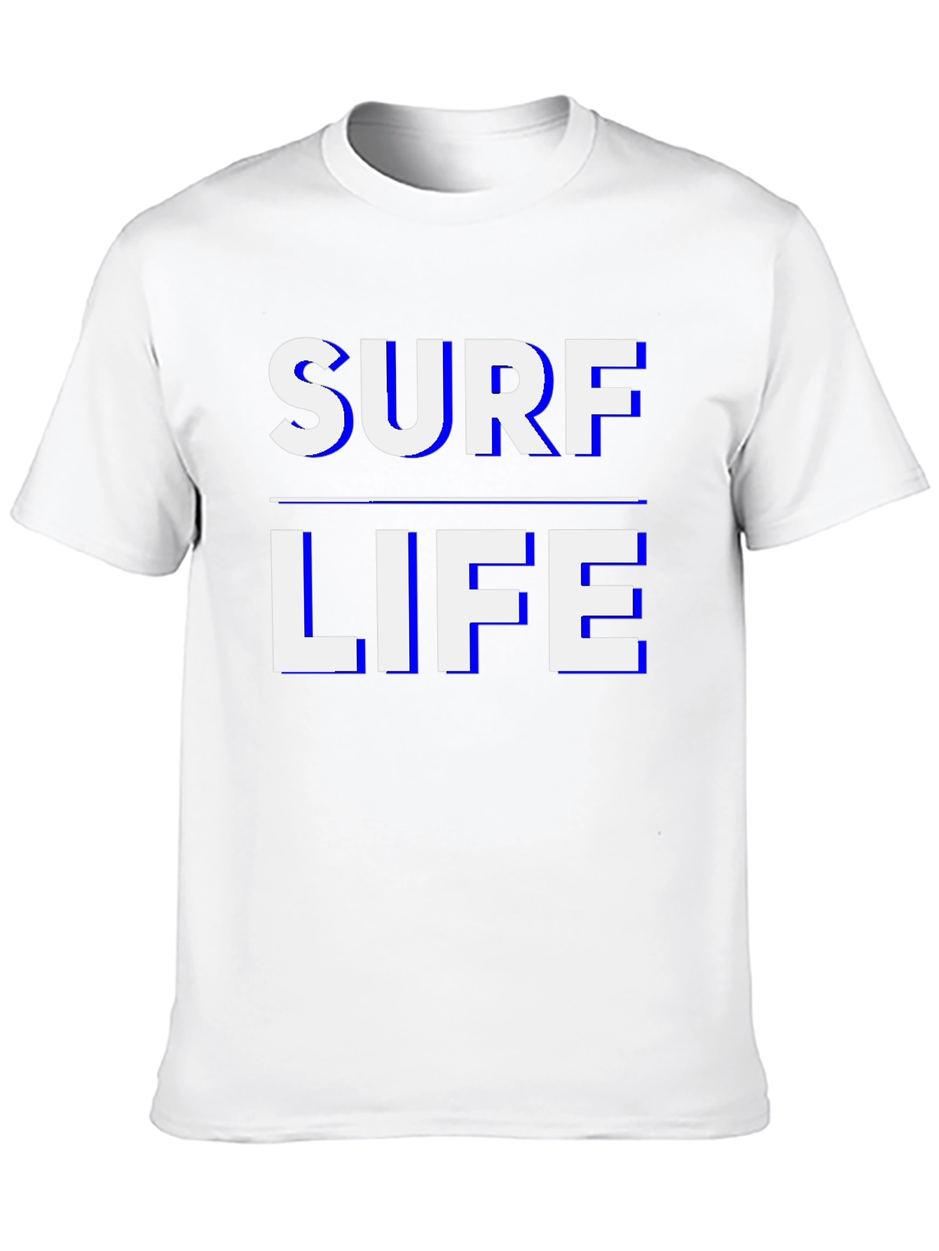Surf Life Graphic Tee - Black Casual T-Shirt