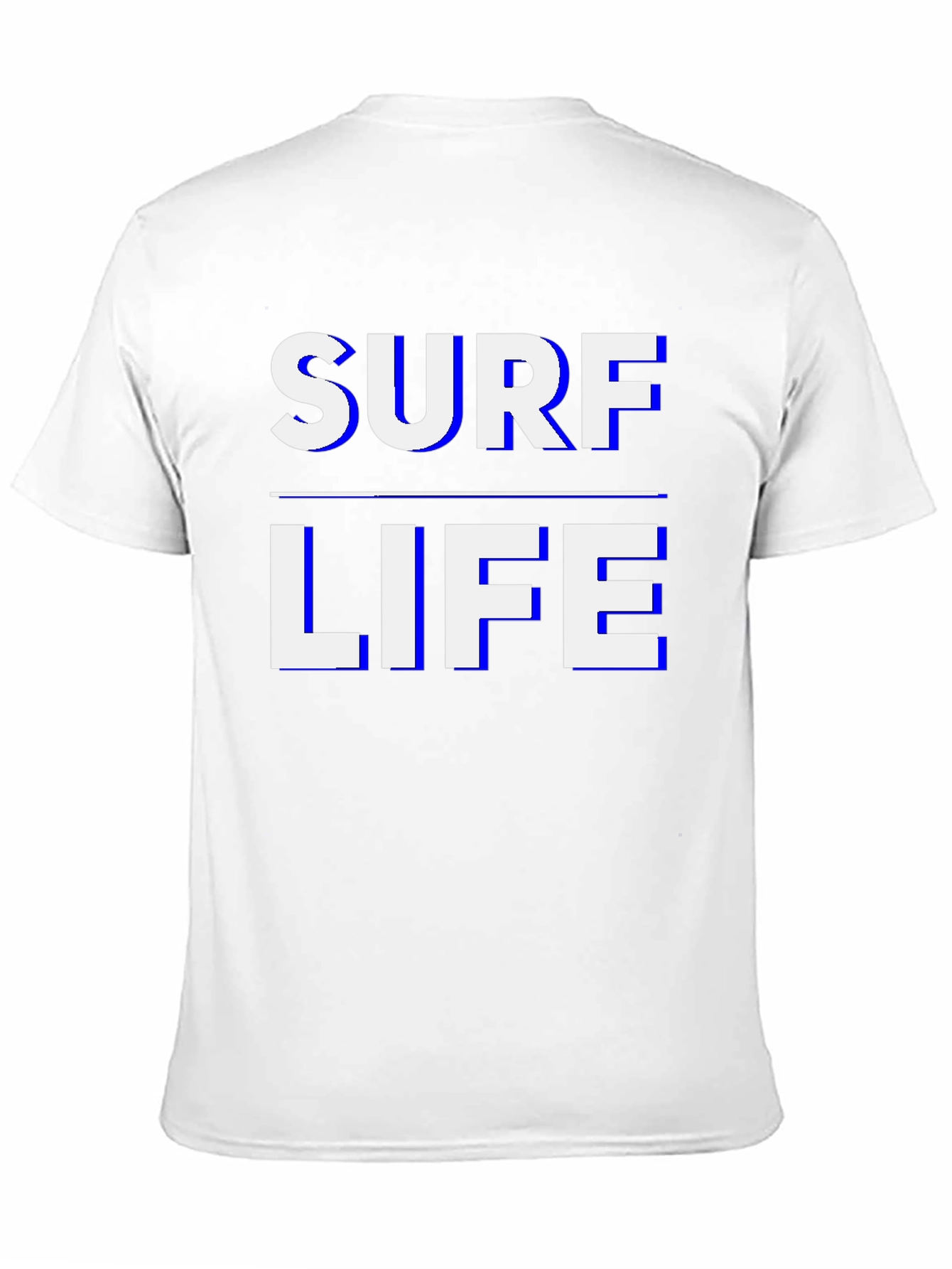 Surf Life Graphic Tee - Black Casual T-Shirt