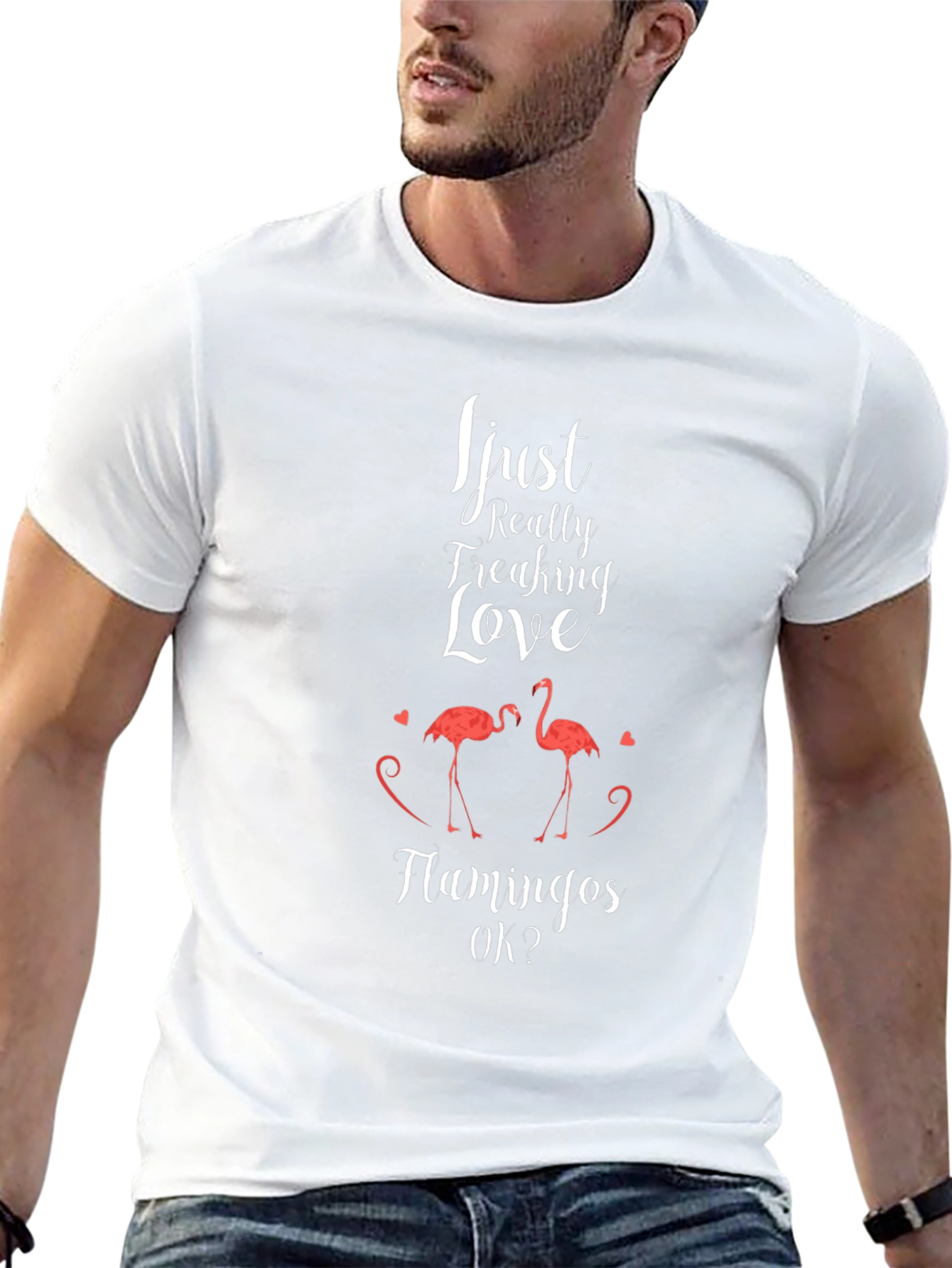 Flamingo Lover Graphic Tee - Soft Cotton Blend