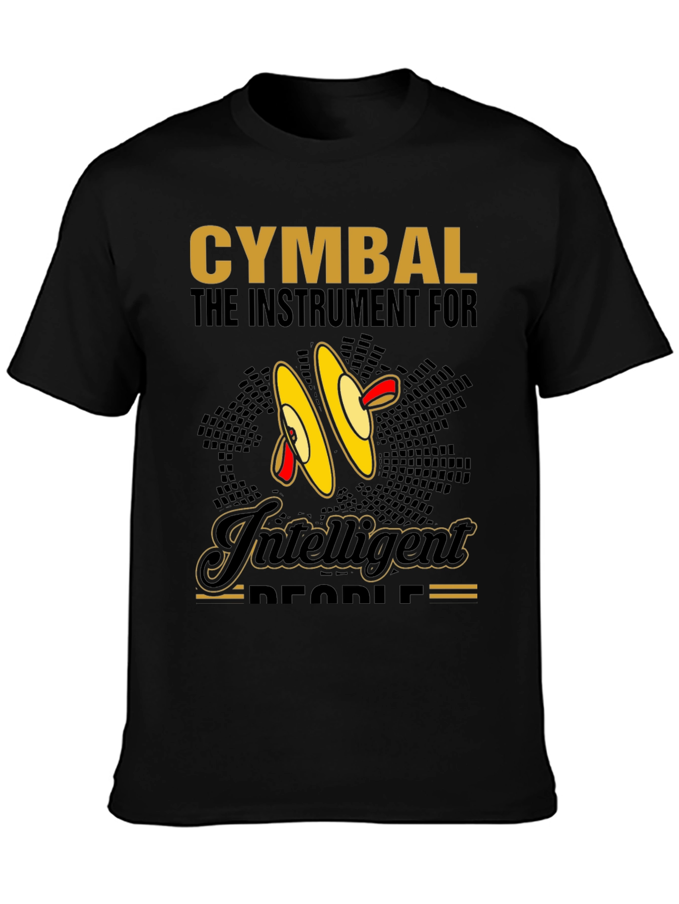 Cymbal Music Lover Tee - Intelligent Peoples Instrument