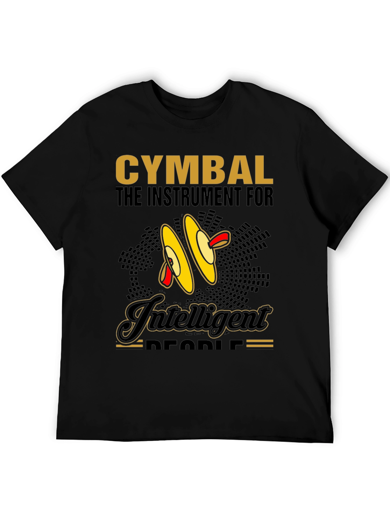 Cymbal Music Lover Tee - Intelligent Peoples Instrument