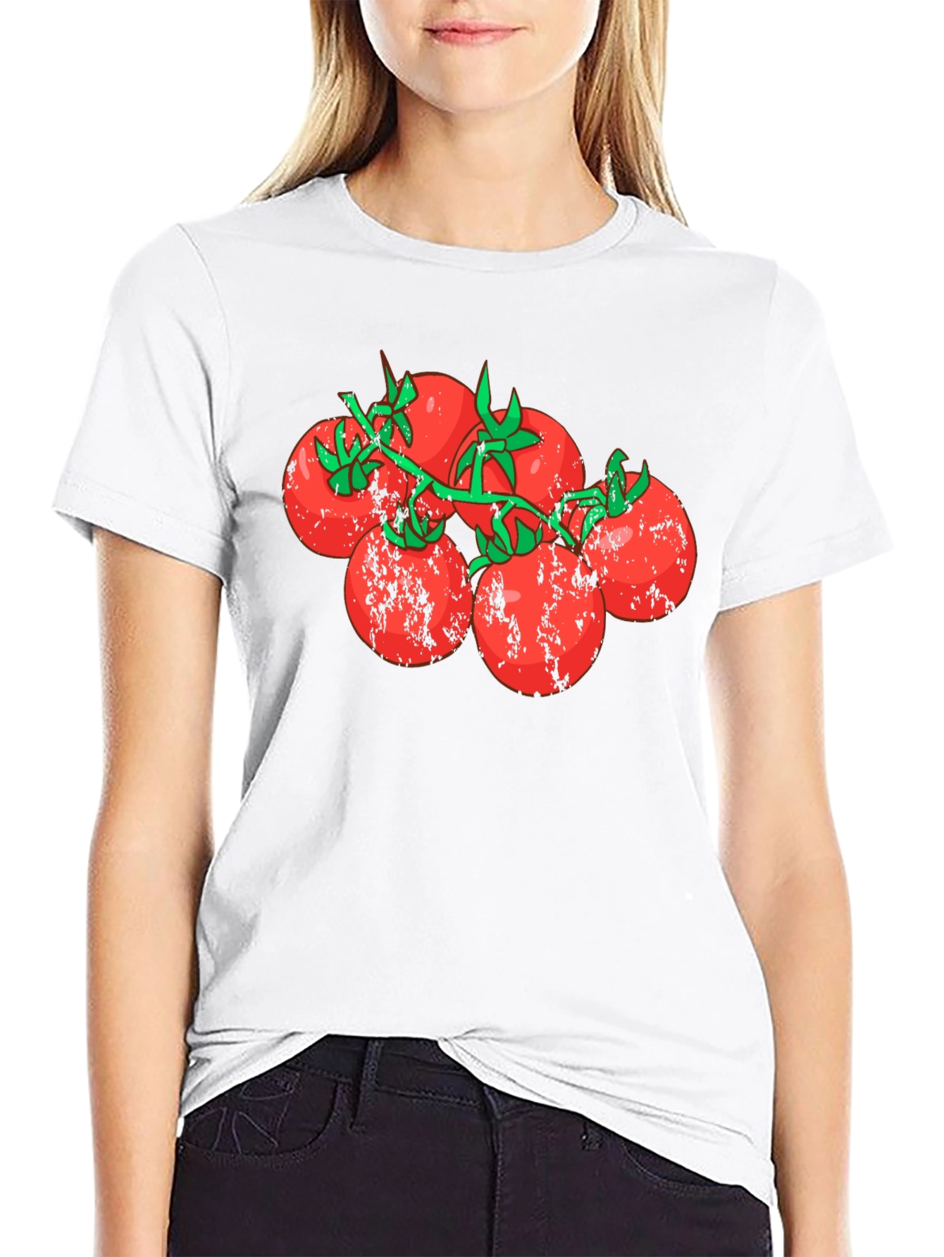 Tomato Vine Graphic Tee - Fresh Food T-Shirt