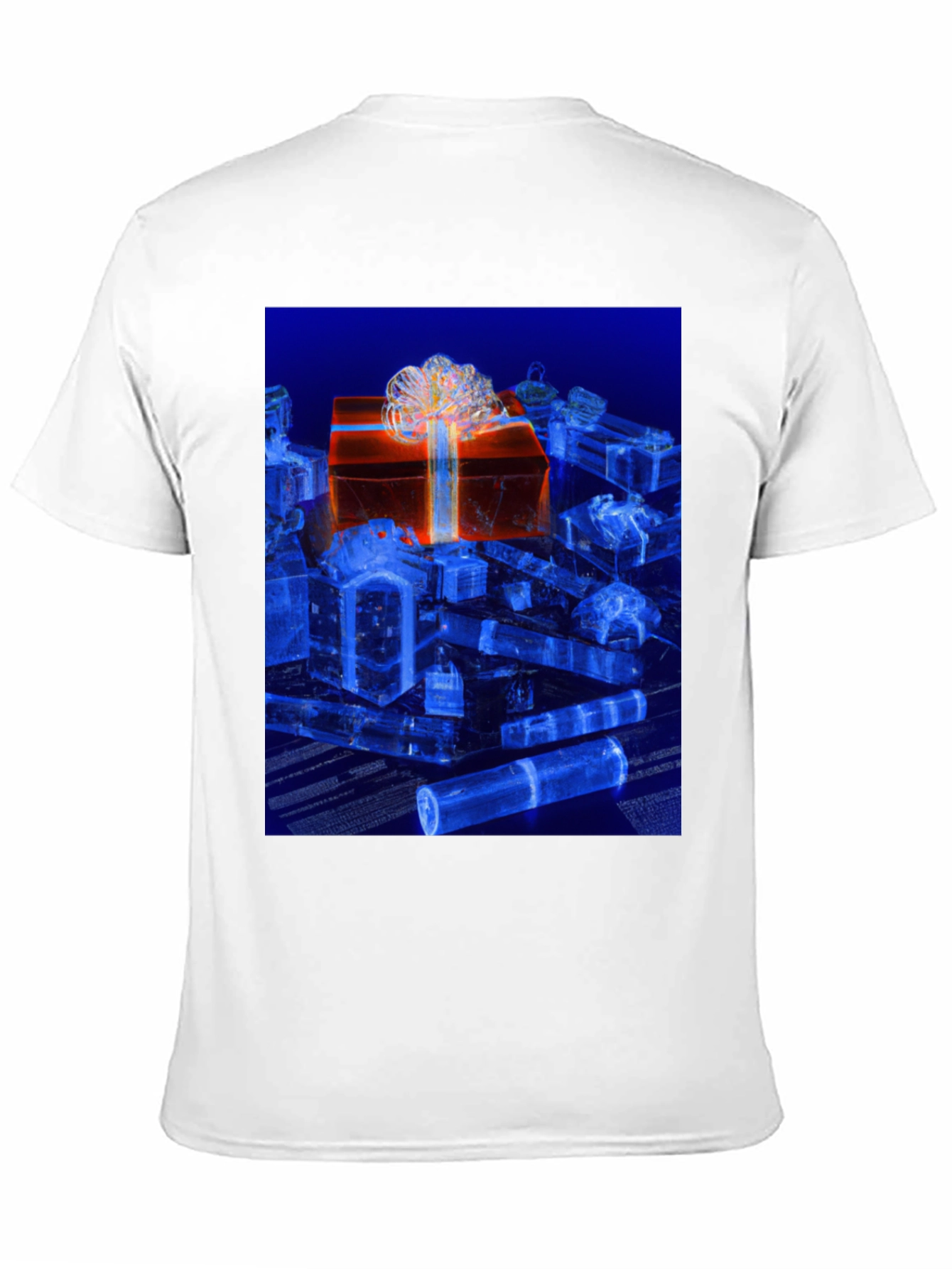 Gift Box Graphic Tee - Stylish Holiday Design