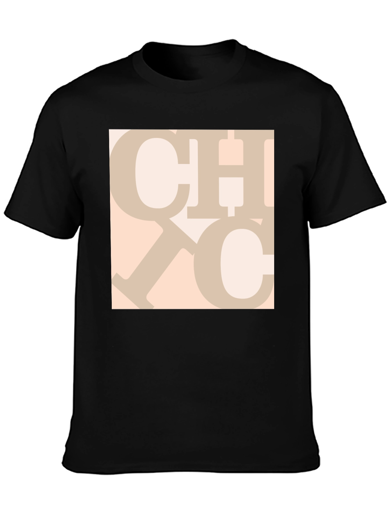Trendy Graphic Print Crew Neck Tee
