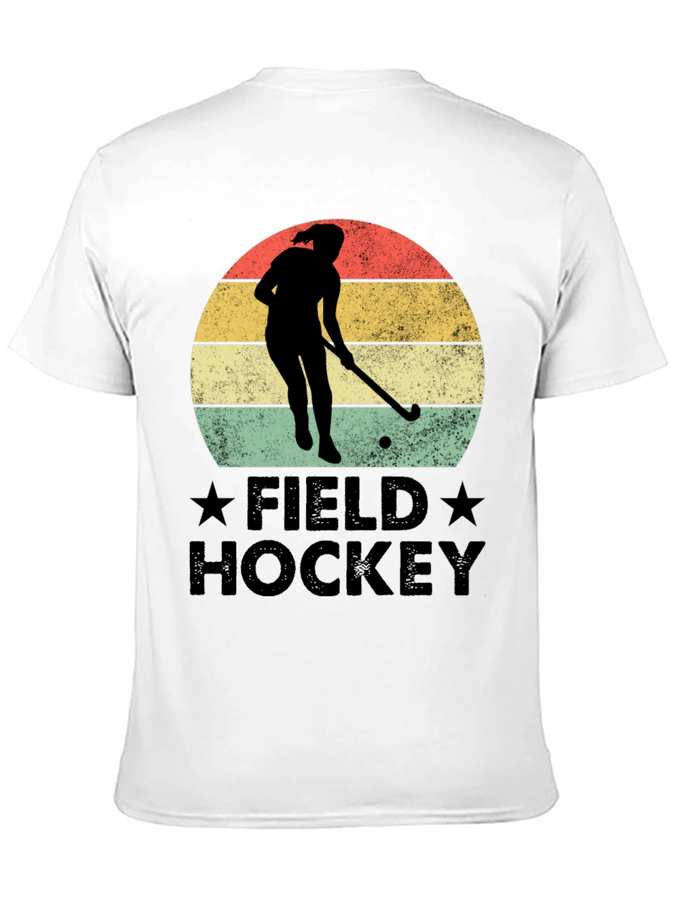 Field Hockey Retro Graphic Tee