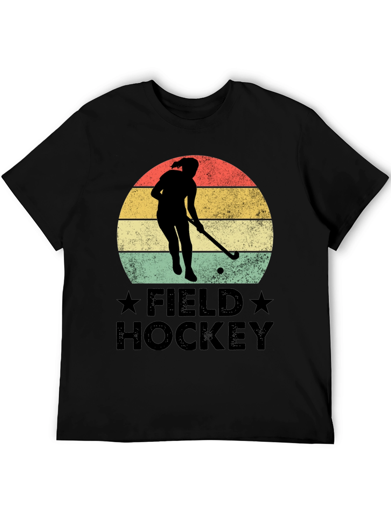 Field Hockey Retro Graphic Tee