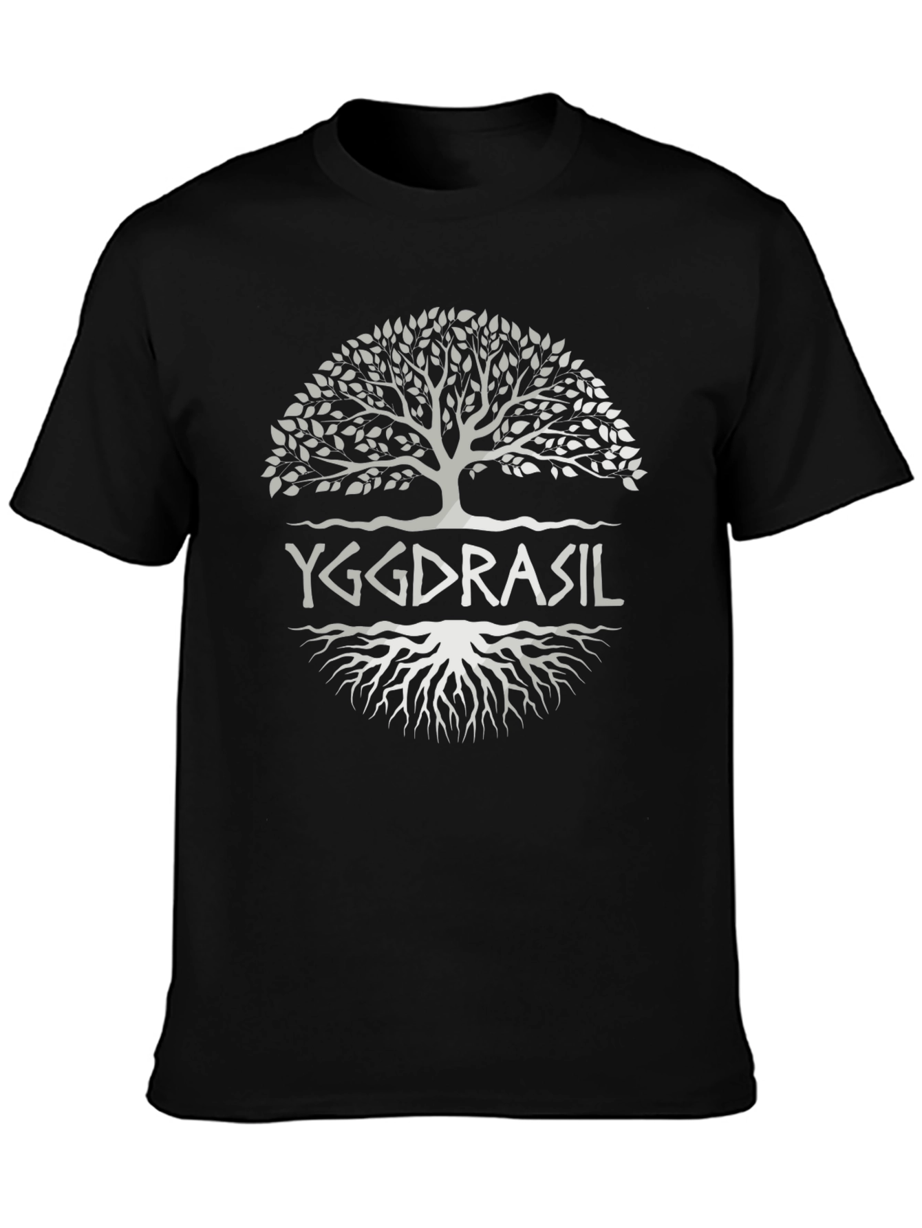 Yggdrasil Tree of Life T-Shirt - Black
