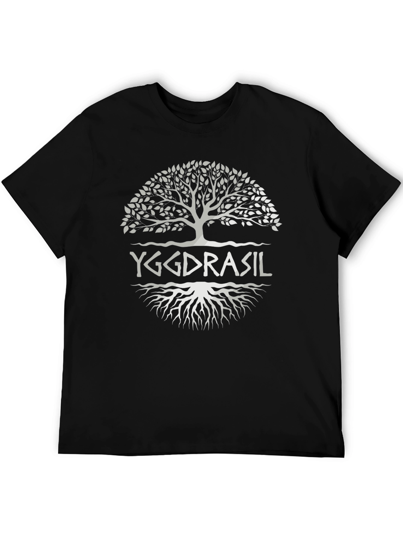 Yggdrasil Tree of Life T-Shirt - Black