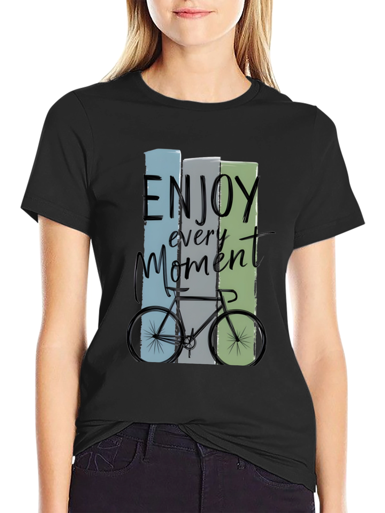 Enjoy Every Moment Bike Graphic T-Shirt