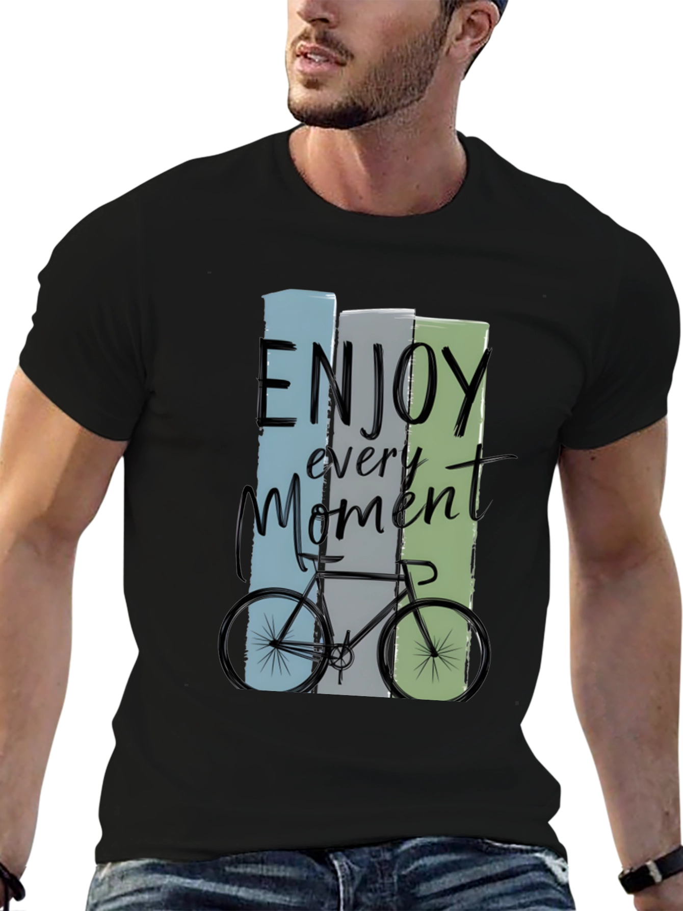 Enjoy Every Moment Bike Graphic T-Shirt