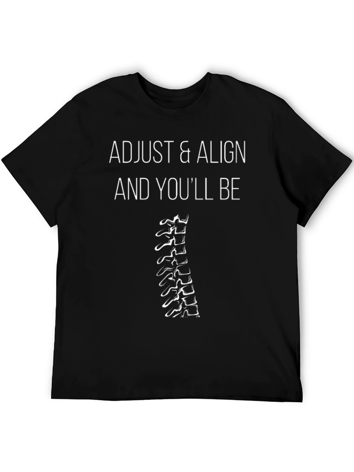 Adjust & Align T-Shirt - Chiropractic Spine Tee