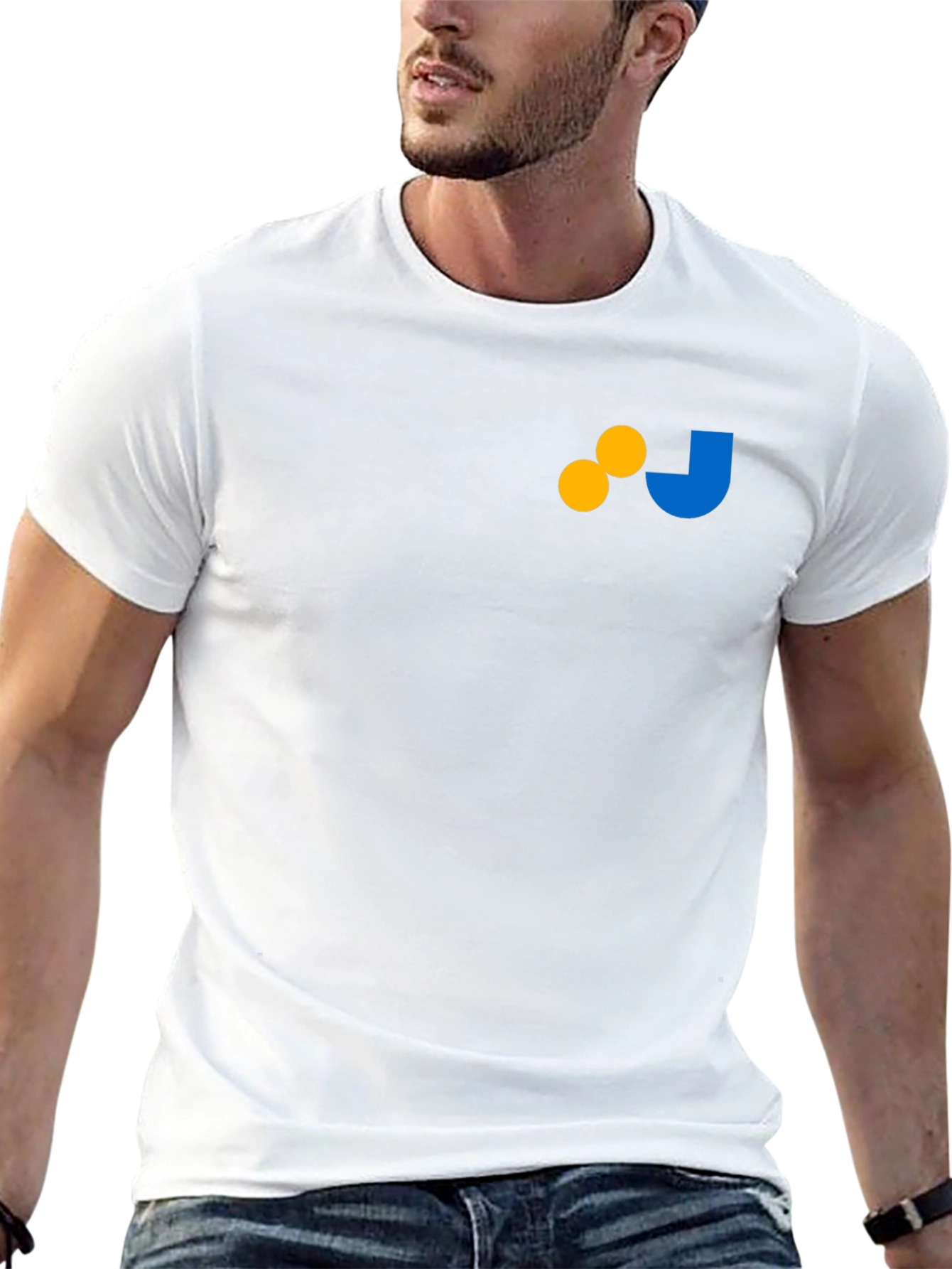 Modern Black T-Shirt with Graphic Logo