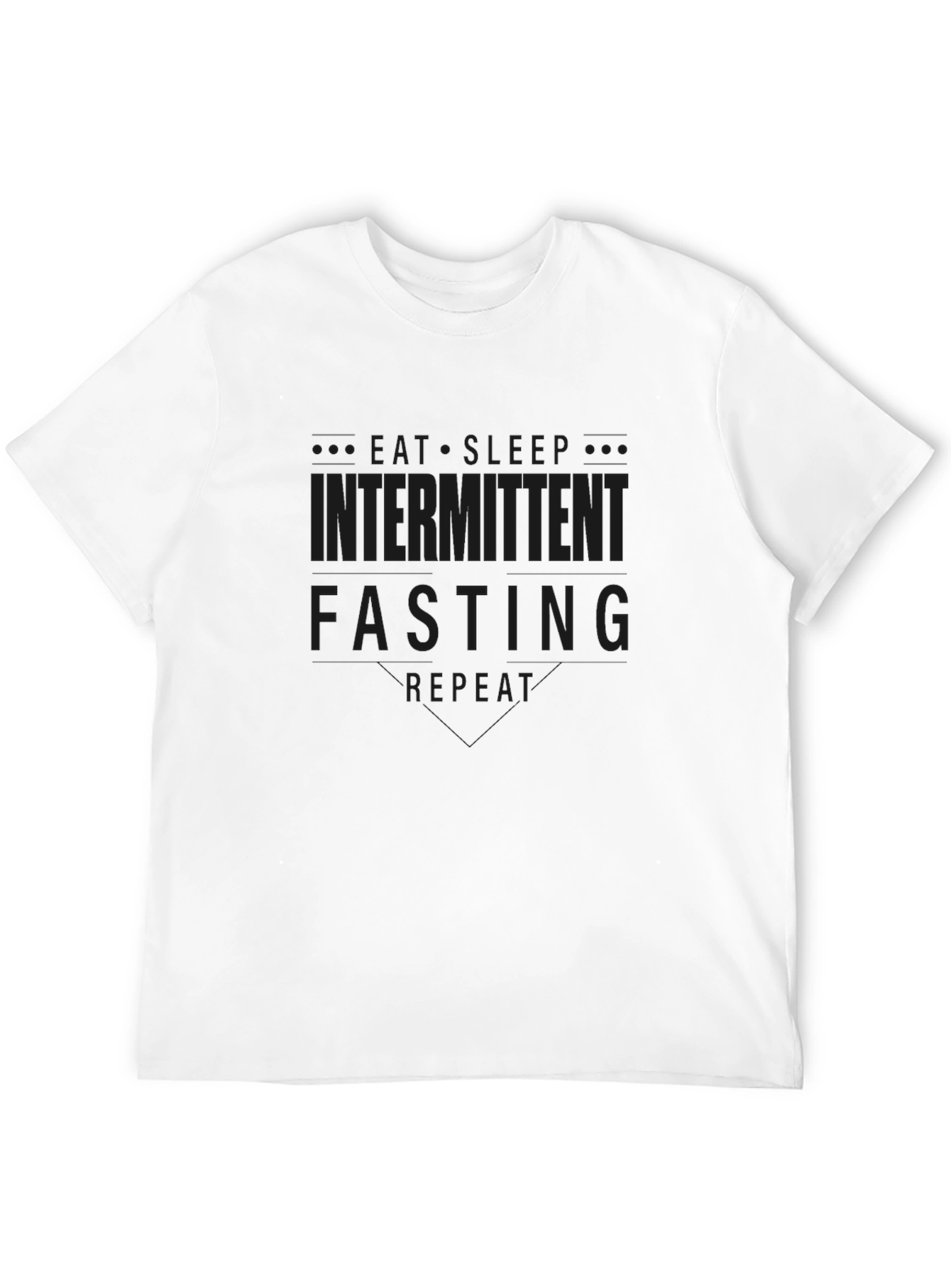 Intermittent Fasting Graphic Tee - Eat Sleep Repeat