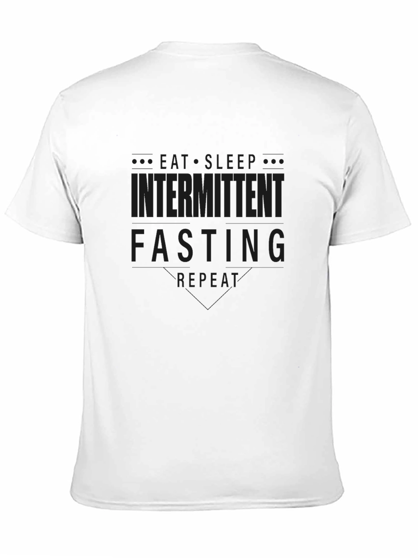 Intermittent Fasting Graphic Tee - Eat Sleep Repeat