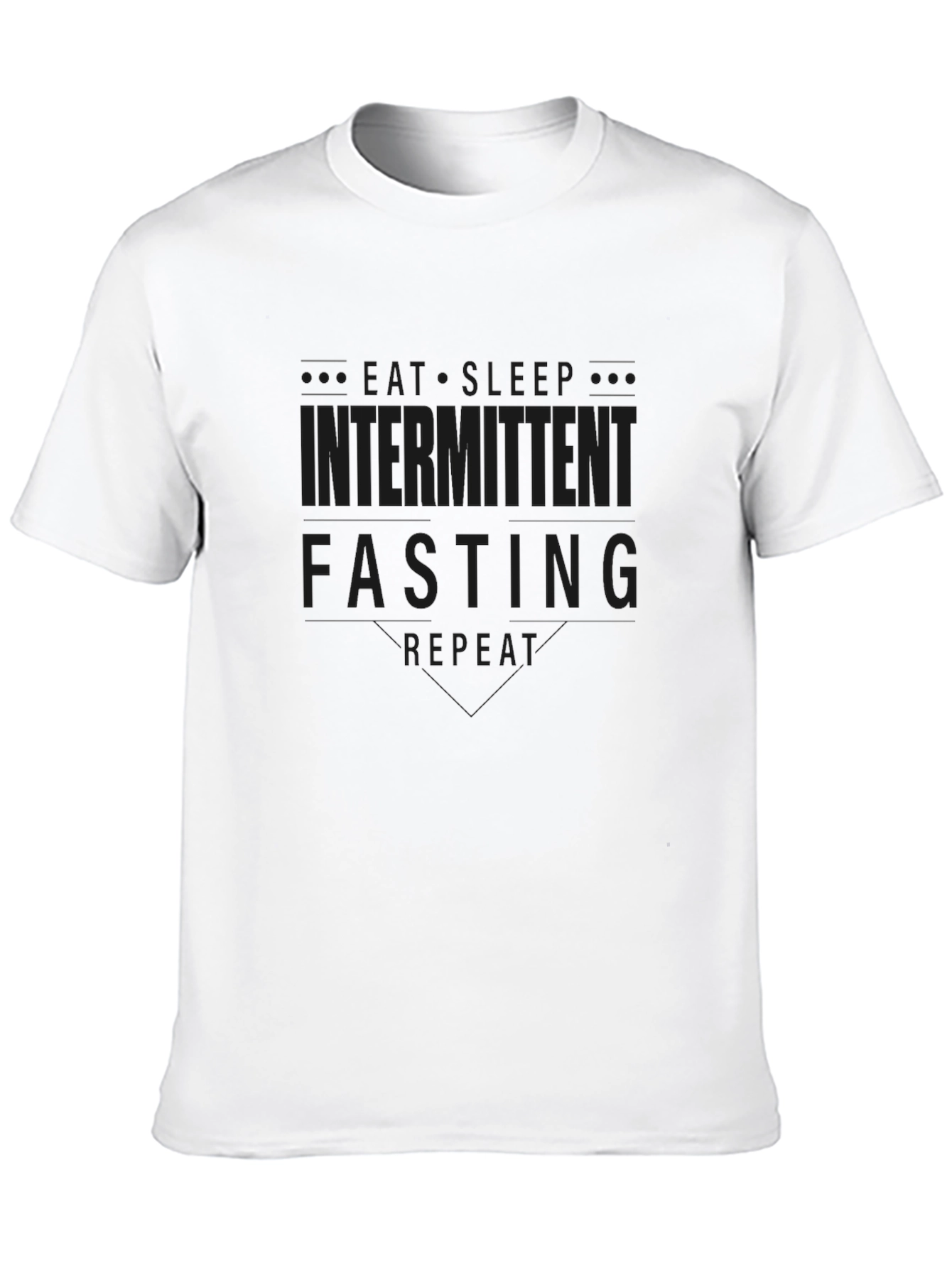 Intermittent Fasting Graphic Tee - Eat Sleep Repeat