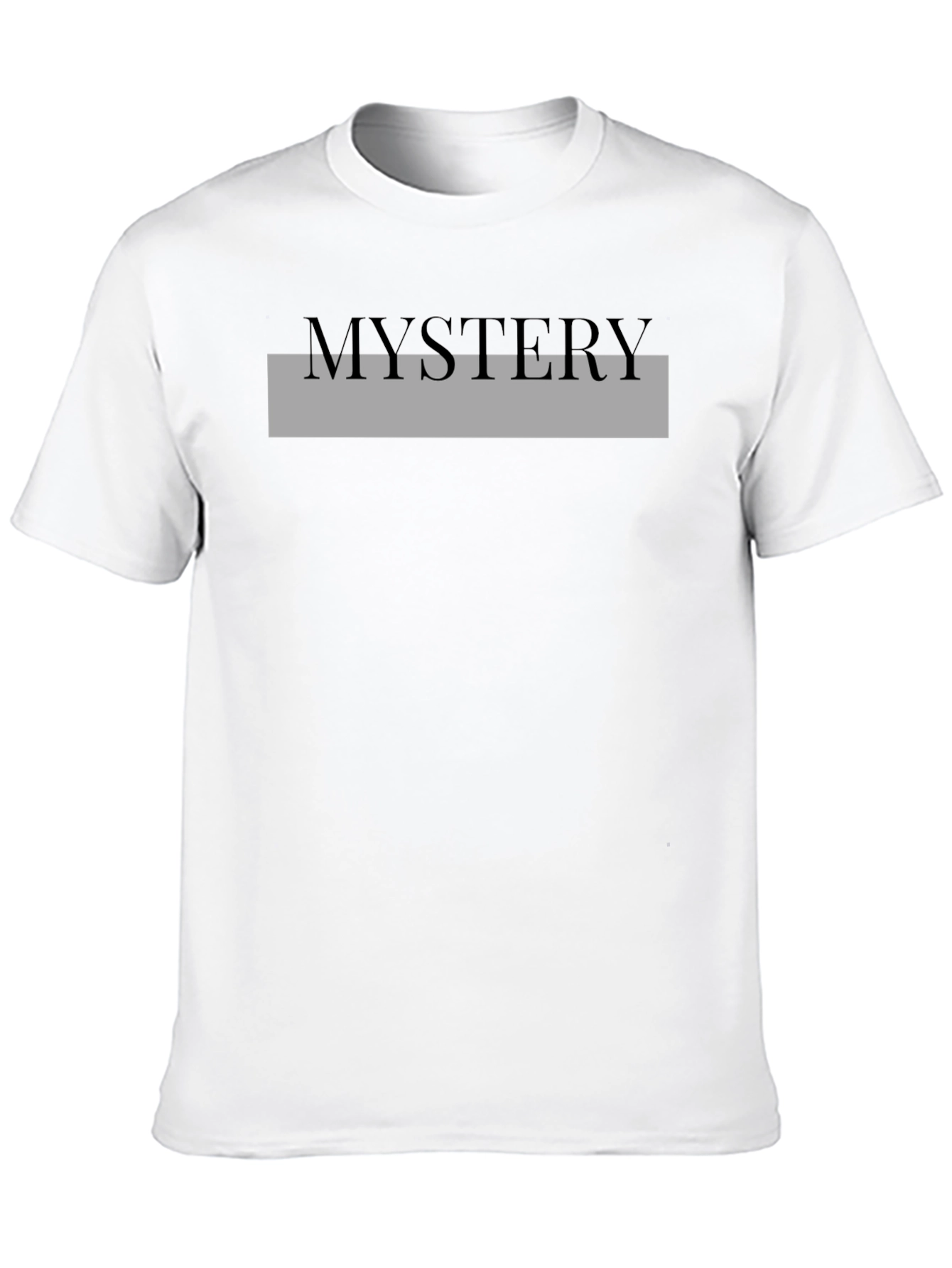 Mystery Graphic T-Shirt - Stylish Black Tee