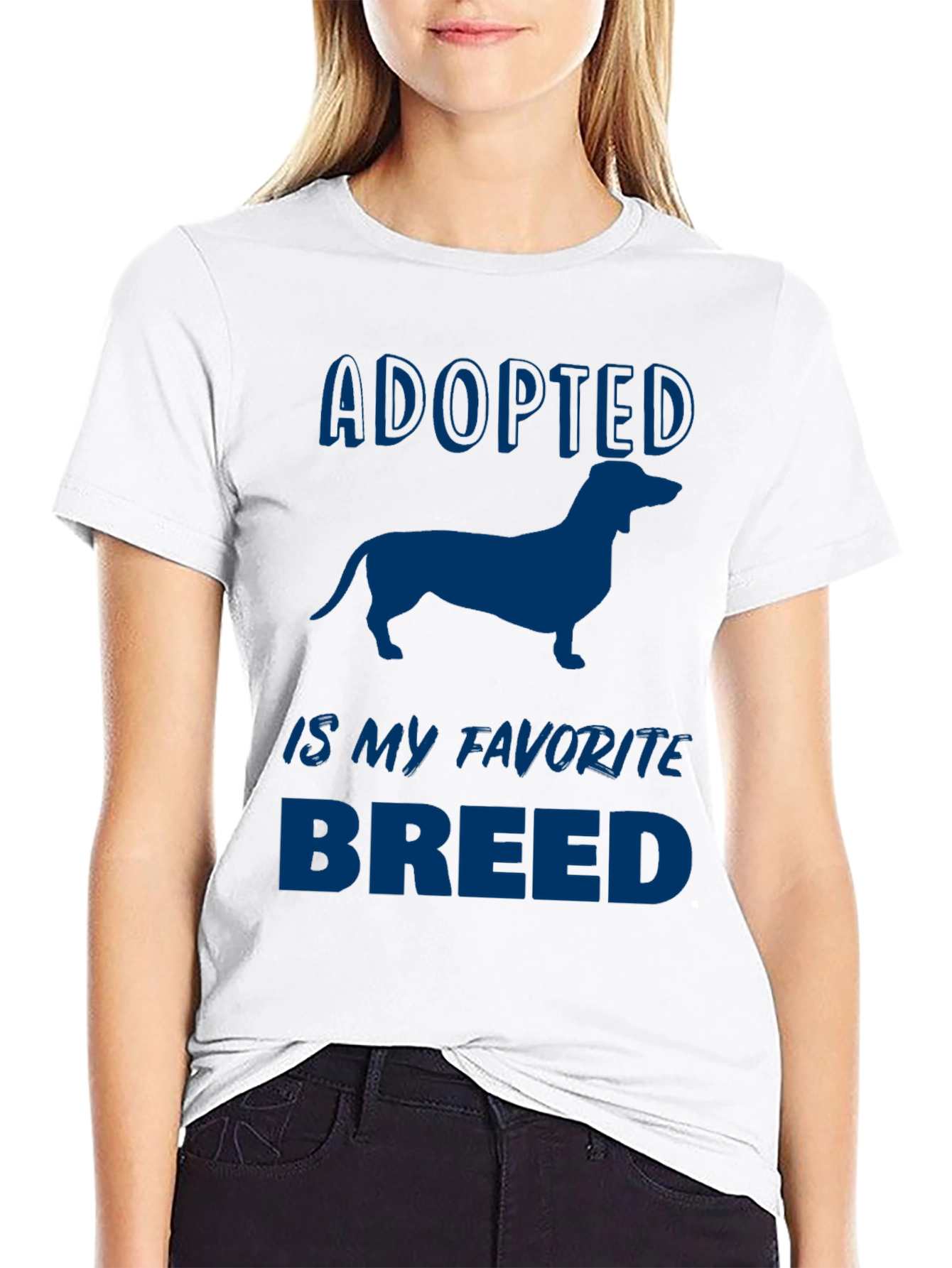 Adopted Dachshund Breed T-Shirt - Dog Lover Tee