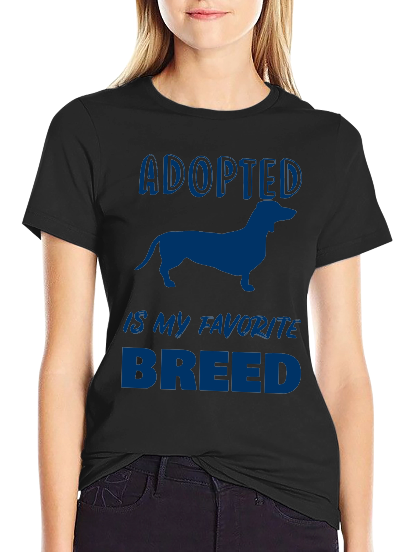 Adopted Dachshund Breed T-Shirt - Dog Lover Tee
