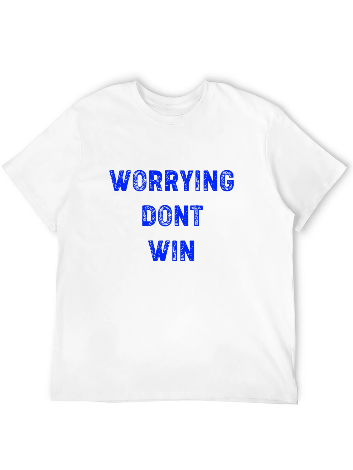 Worrying Dont Win Graphic Tee - Black