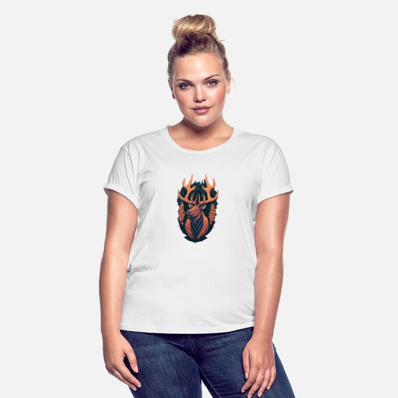 a moose with large antlers, Badge