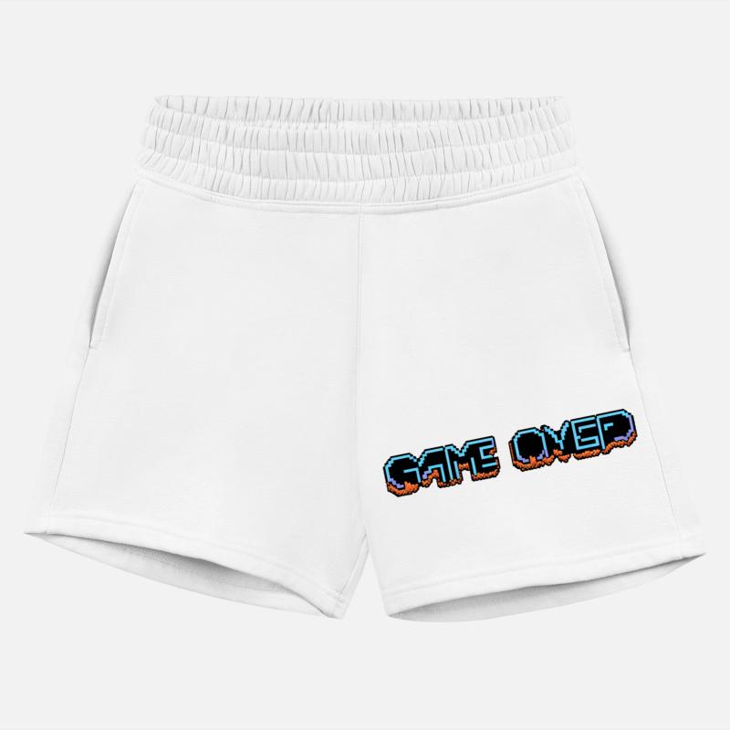 A pixel art of a game over