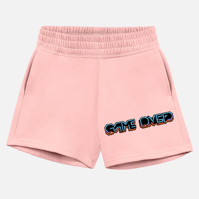 A pixel art of a game over