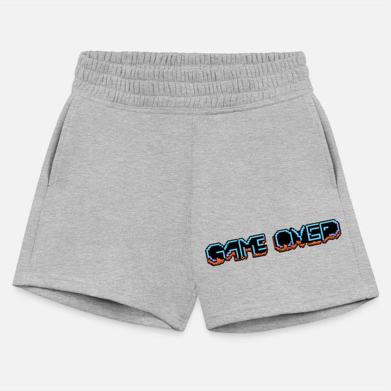 A pixel art of a game over