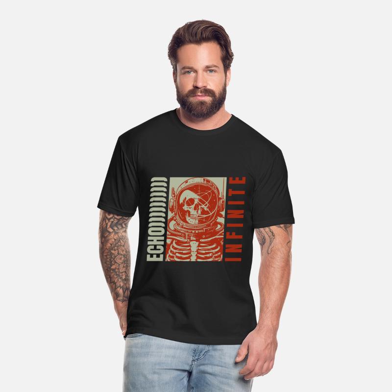 A skeleton astronaut design T-Shirt