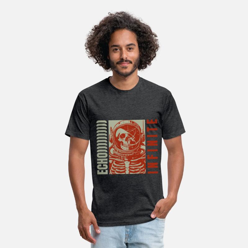 A skeleton astronaut design T-Shirt