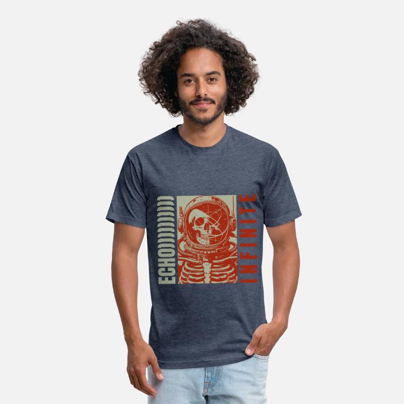A skeleton astronaut design T-Shirt