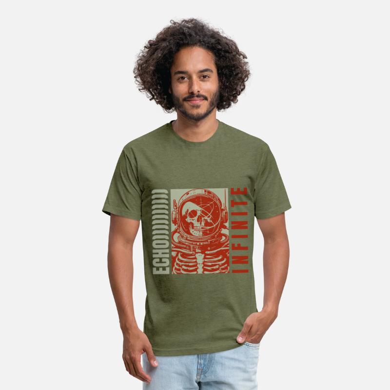 A skeleton astronaut design T-Shirt