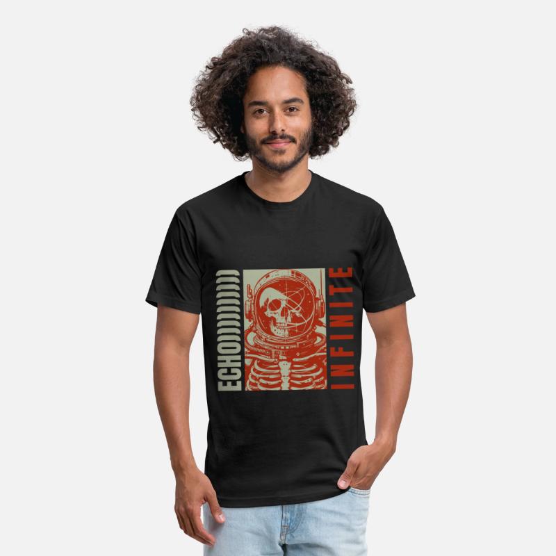 A skeleton astronaut design T-Shirt