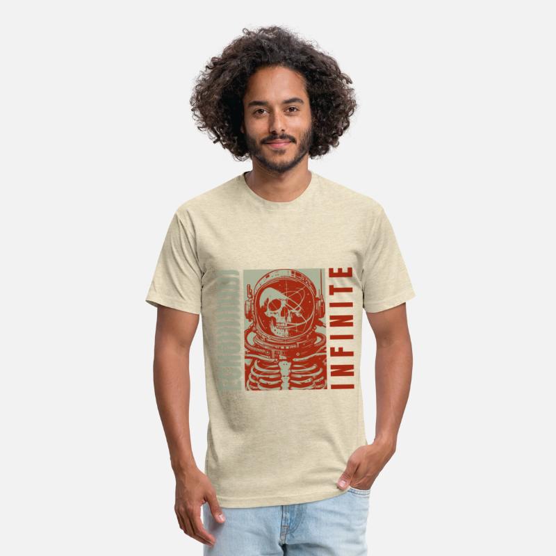 A skeleton astronaut design T-Shirt
