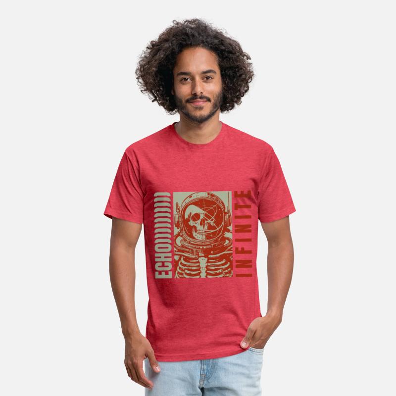 A skeleton astronaut design T-Shirt