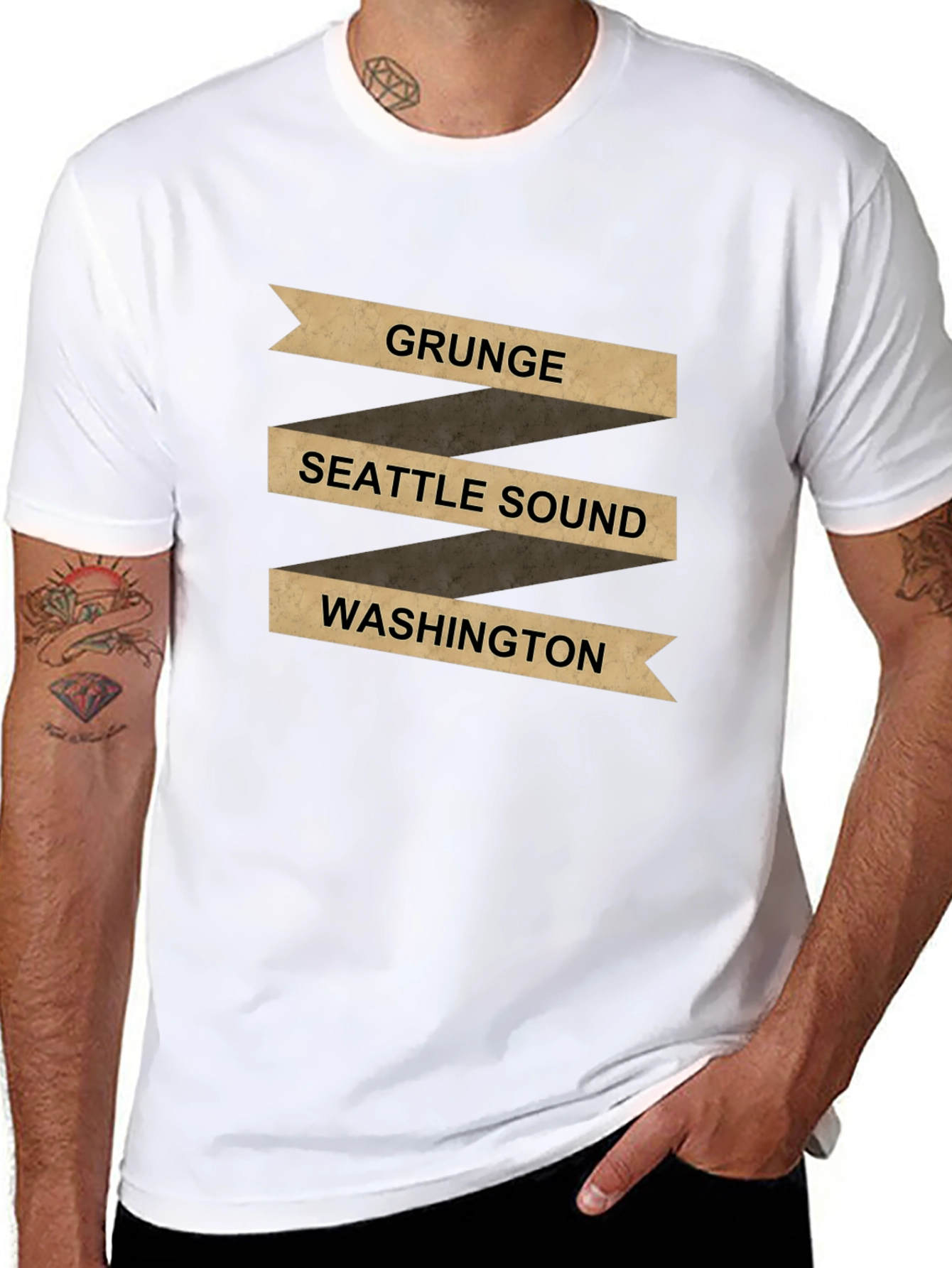 Grunge Seattle Sound Washington T-Shirt