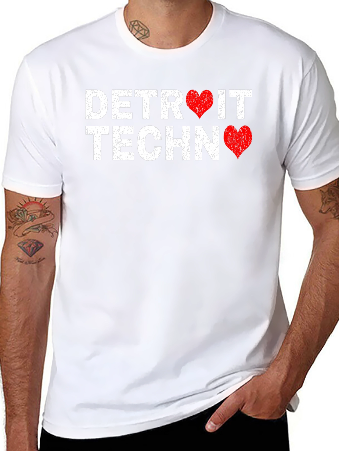 Detroit Techno Heart T-Shirt