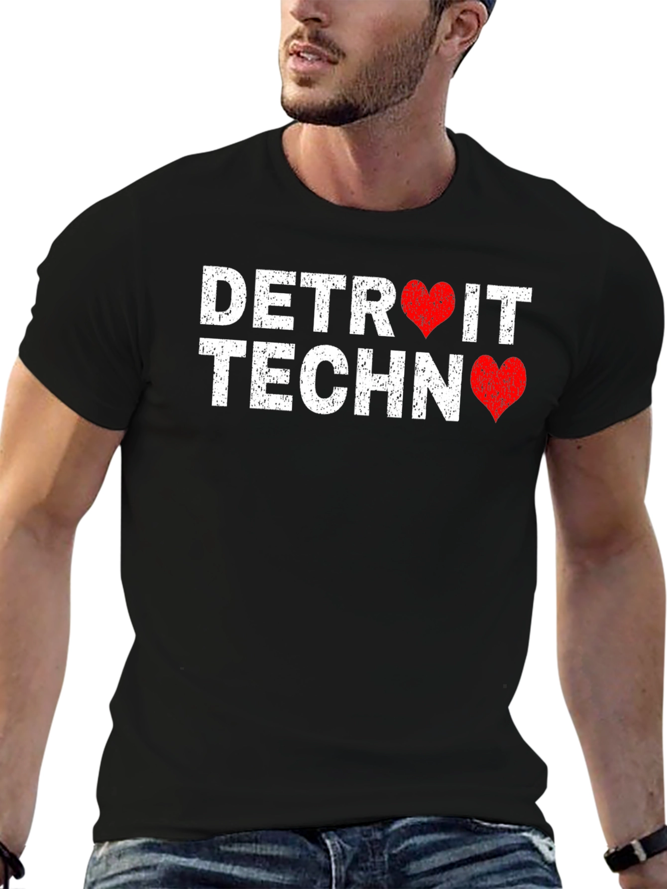 Detroit Techno Heart T-Shirt