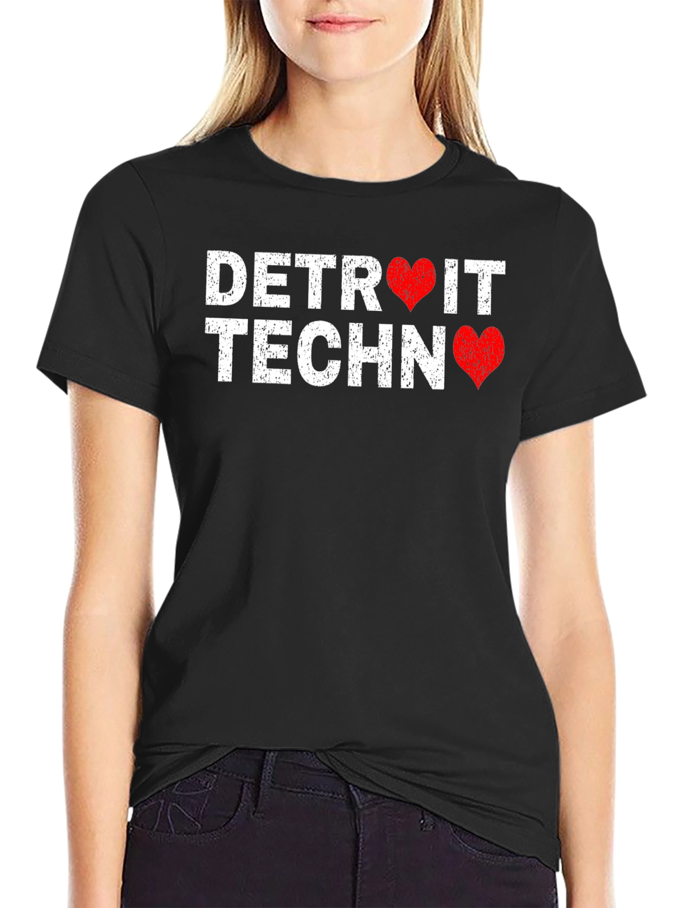 Detroit Techno Heart T-Shirt